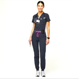 Figs Catarina scrub top xxs night sky